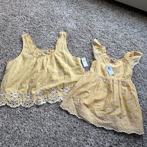 NWT Mommy and me matching dress/shirt